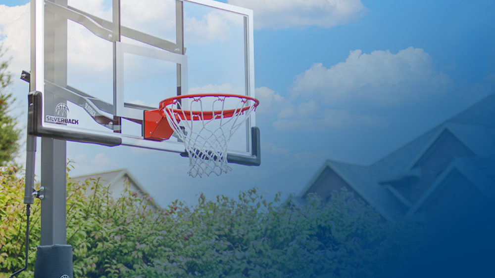 silverback basketball hoop sale with free shipping 