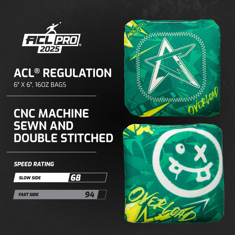 ACL PRO Green Overload Cornhole Bags_3