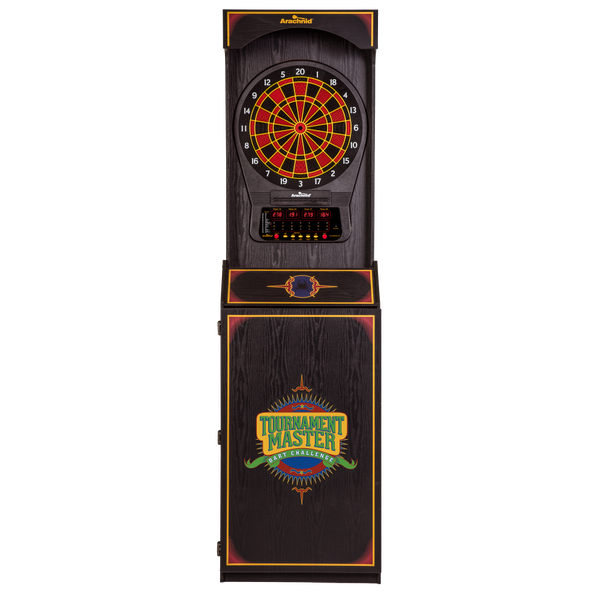 Cricket Pro 650 Standing Electronic Dartboard Cabinet Set