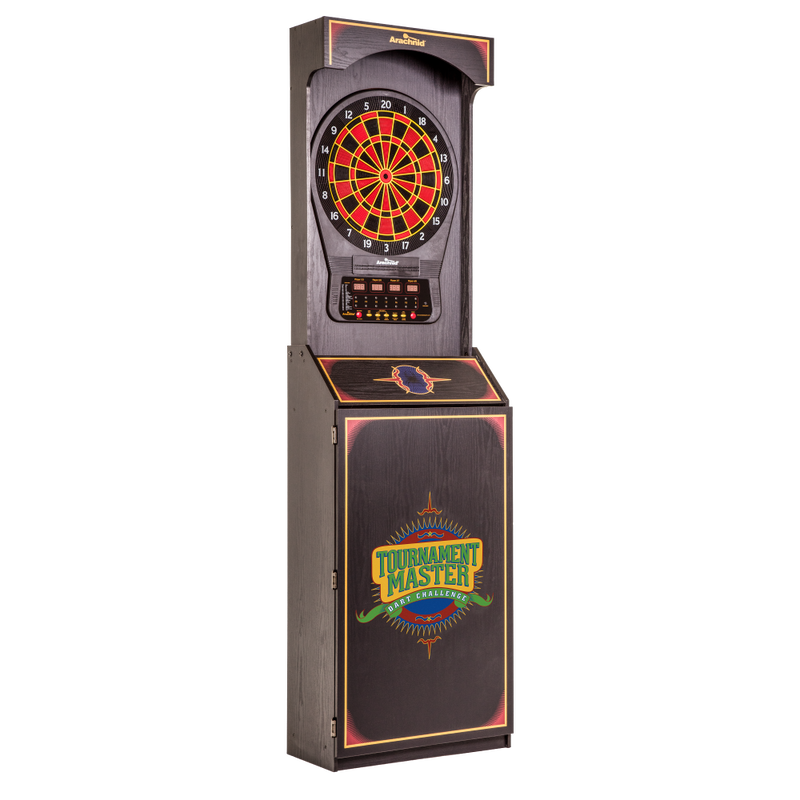 Cricket Pro 650 Standing Electronic Dartboard Cabinet Set