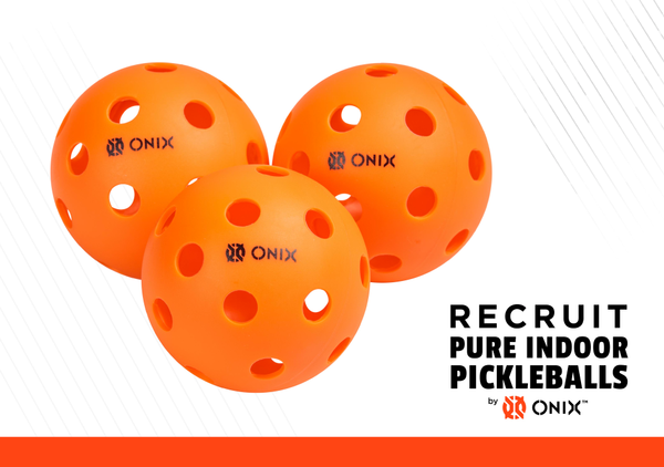 Recruit Pure Indoor Pickleballs