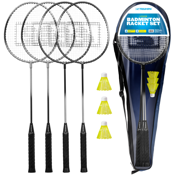 Triumph 4-Player Badminton Set