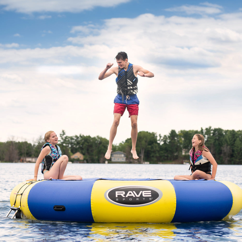 Rave sports water trampoline top