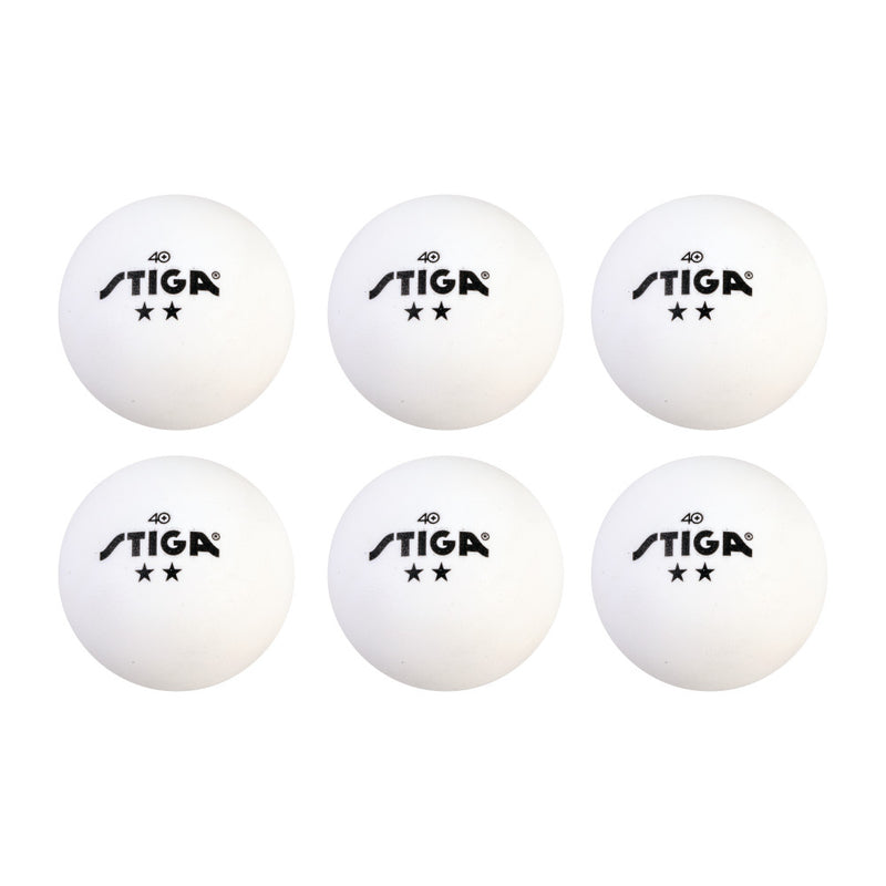 STIGA 2-Star White Balls (6-pack)_1