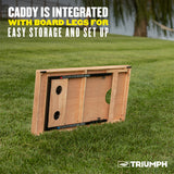 Triumph 2x4 Cornhole Set with Integrated Caddy_7