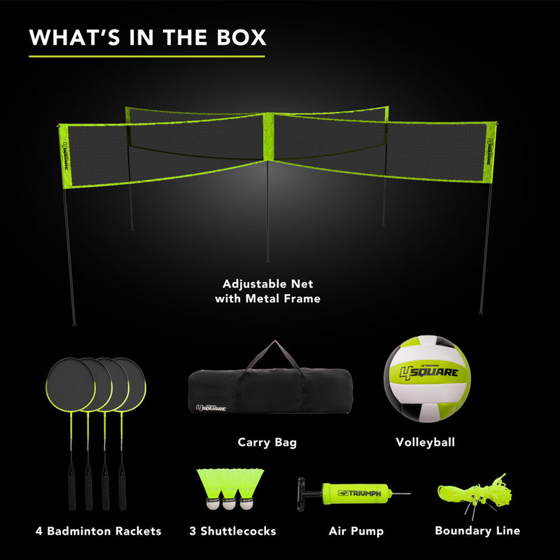 Triumph 4-Square Volleyball/Badminton Combo_6