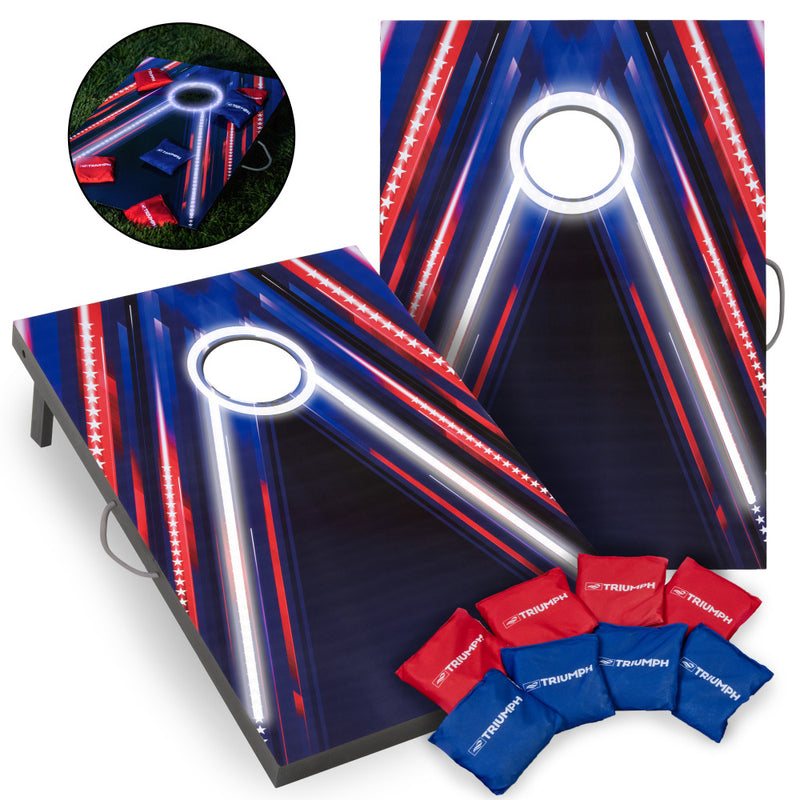 Triumph LED 2x3 Cornhole Set - Firework Edition_1