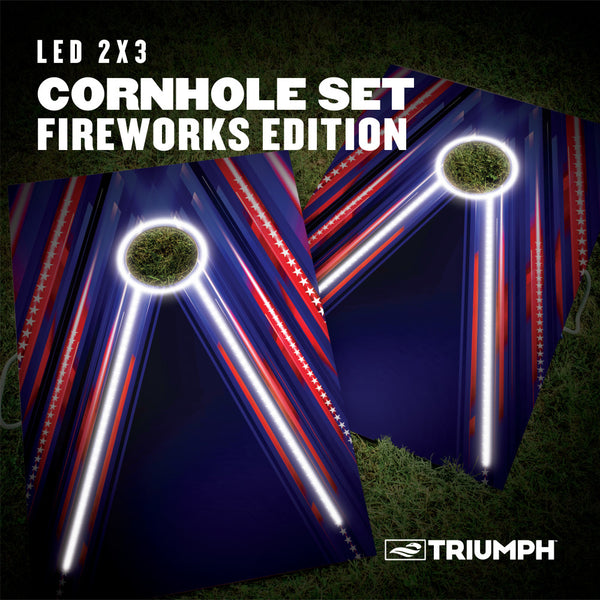 Triumph LED 2x3 Cornhole Set - Firework Edition_2