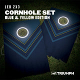 Triumph LED Blue and Yellow 2x3 Cornhole Set_3