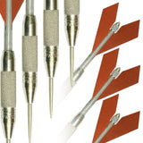 Unicorn 1937 Silver Comet Steel Tip Dart Set_1