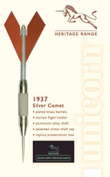 Unicorn 1937 Silver Comet Steel Tip Dart Set_5