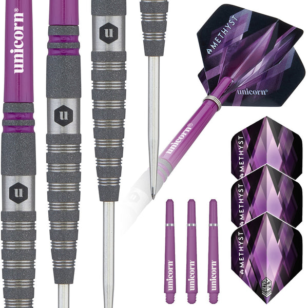 Unicorn Amethyst Steel Tip Dart Set_1