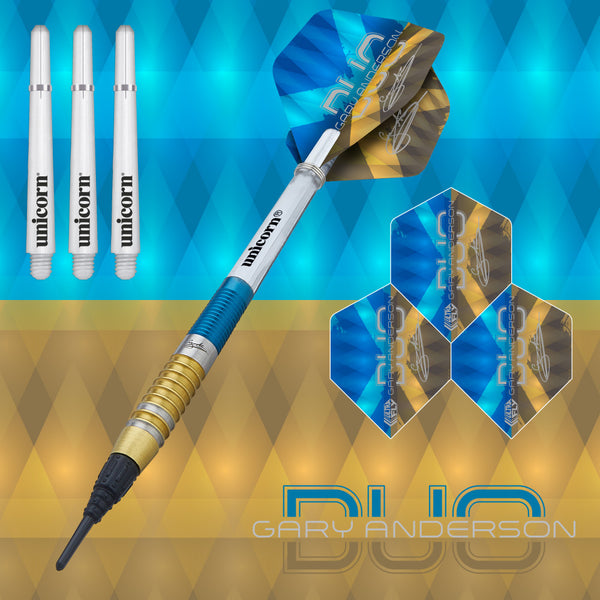 Unicorn Gary Anderson Duo Soft Tip Dart Set_2