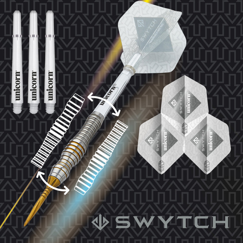 Unicorn Swytch Gold Steel Tip Dart Set_2